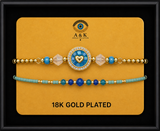 18K G. P. Adj 2 Pc Br Set - B054
