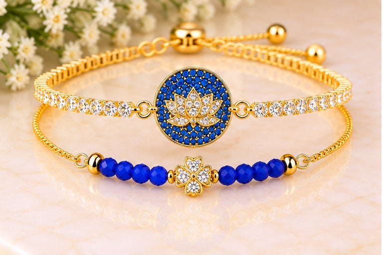 Round Blue Leaf