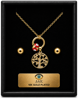 18K G. P. Adj 2 Pc Neck Set - N248