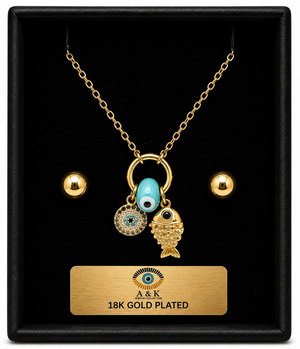18K G. P. Adj 2 Pc Neck Set - N203