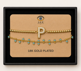 18K G. P. Adj 2 Pc Br Set - B-ABC