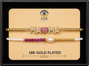 18K G. P. Adj 2 Pc Br Set - B030