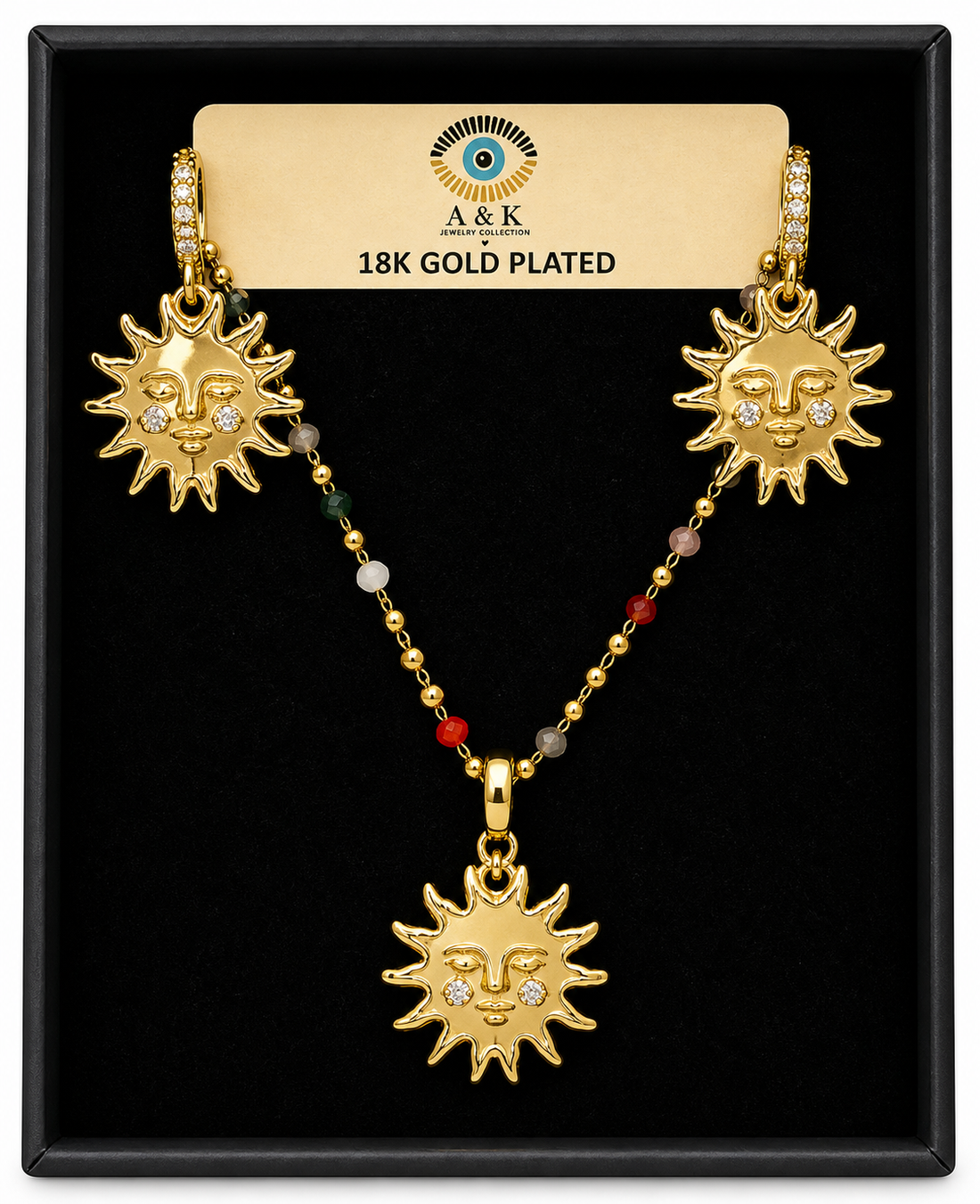 Sun Necklace Set (Style N209)