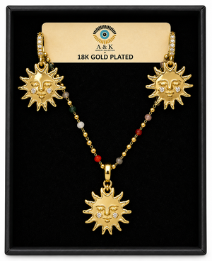 18K G. P. Adj 2 Pc Neck Set - N209