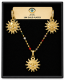 18K G. P. Adj 2 Pc Neck Set - N209