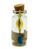 18K Gold-Plated Necklace with Colorful Cubic Zirconia Shell Design