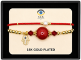 18K G. P. Adj 2 Pc Br Set - B057