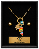 18K G. P. Adj 2 Pc Neck Set - N253