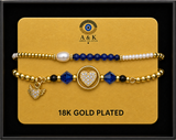 18K G. P. Adj 2 Pc Br Set - B067
