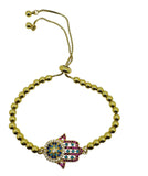 18K Gold-Plated Hamsa Bracelet