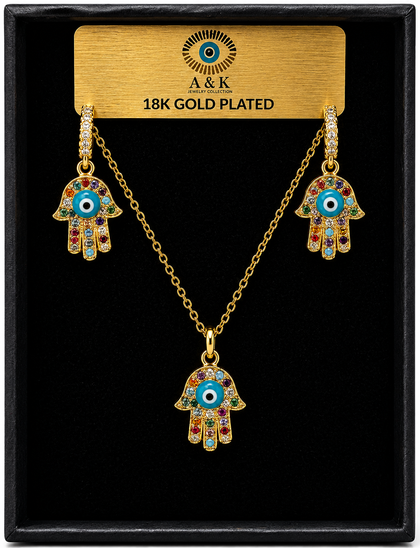 18K G. P. Adj 2 Pc NK Set - N238