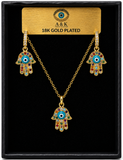 18K G. P. Adj 2 Pc Neck Set - N238