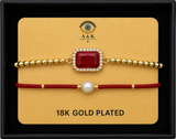 18K G. P. Adj 2 Pc Br Set - B050