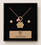 18K G. P. Adj 2 Pc Neck Set - N255