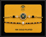18K G. P. Adj 2 Pc Br Set - B054