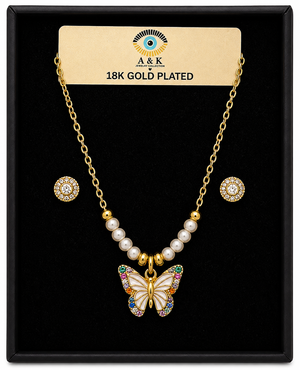 18K G. P. Adj 2 Pc Neck Set - N206