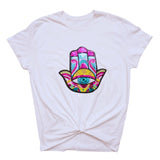 White T-Shirt Hamsa