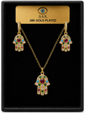 18K G. P. Adj 2 Pc Neck Set - N237