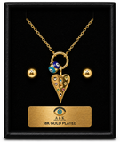 18K G. P. Adj 2 Pc Neck Set - N250