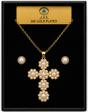 18K G. P. Adj 2 Pc Neck Set - N220