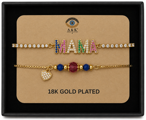 18K G. P. Adj 2 Pc Br Set - B091