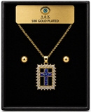18K G. P. Adj 2 Pc Neck Set - N240
