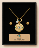 18K G. P. Adj 2 Pc Neck Set - N262