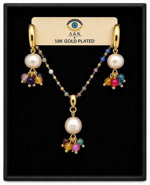 18K G. P. Adj 2 Pc Neck Set - N210
