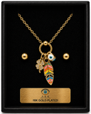 18K G. P. Adj 2 Pc Neck Set - N253