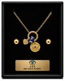 18K G. P. Adj 2 Pc Neck Set - N242