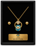 18K G. P. Adj 2 Pc Neck Set - N201
