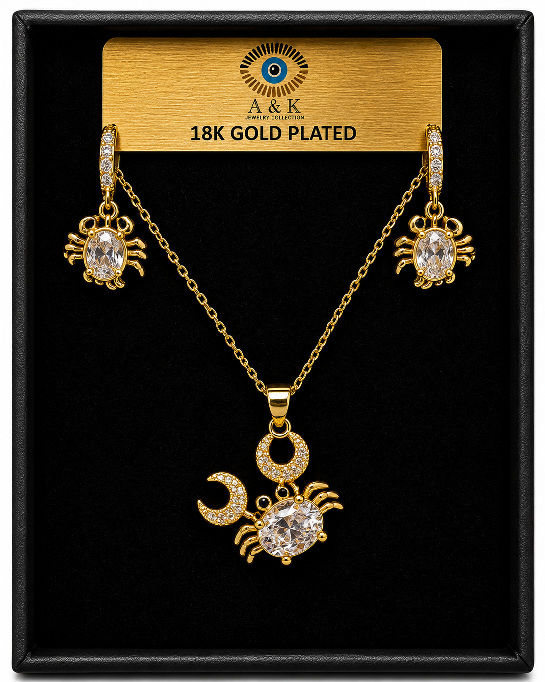 Crab Necklace Set