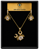 18K G. P. Adj 2 Pc Neck Set - N234