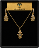 18K G. P. Adj 2 Pc Neck Set - N225