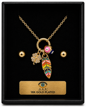 18K G. P. Adj 2 Pc Neck Set - N253