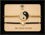 18K G. P. Adj 2 Pc Br Set - B035