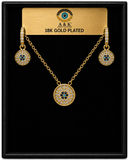 18K G. P. Adj 2 Pc Neck Set - N228