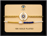 18K G. P. Adj 2 Pc Br Set - B038