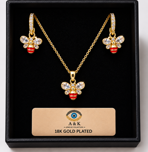 18K G. P. Adj 2 Pc NK Set - N236