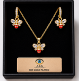 18K G. P. Adj 2 Pc NK Set - N236