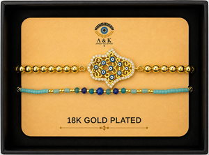 18K G. P. Adj 2 Pc Br Set - B019
