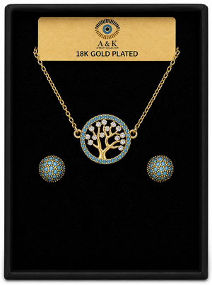 18K G. P. Adj 2 Pc Neck Set - N217