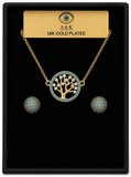 18K G. P. Adj 2 Pc Neck Set - N217