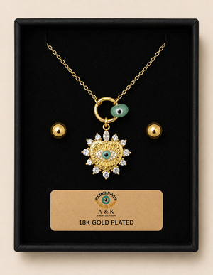 18K G. P. Adj 2 Pc Neck Set - N259