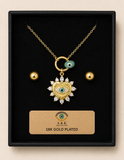 18K G. P. Adj 2 Pc Neck Set - N259