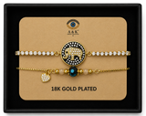 18K G. P. Adj 2 Pc Br Set - B079