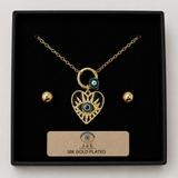 18K G. P. Adj 2 Pc Neck Set - N273