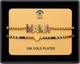 18K G. P. Adj 2 Pc Br Set - B018
