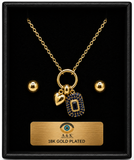 18K G. P. Adj 2 Pc Neck Set - N241