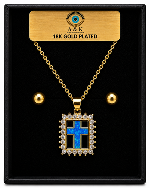 18K G. P. Adj 2 Pc Neck Set - N240